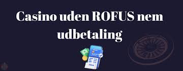 Casino uden ROFUS Indsæt kun 10 kr og spil!
